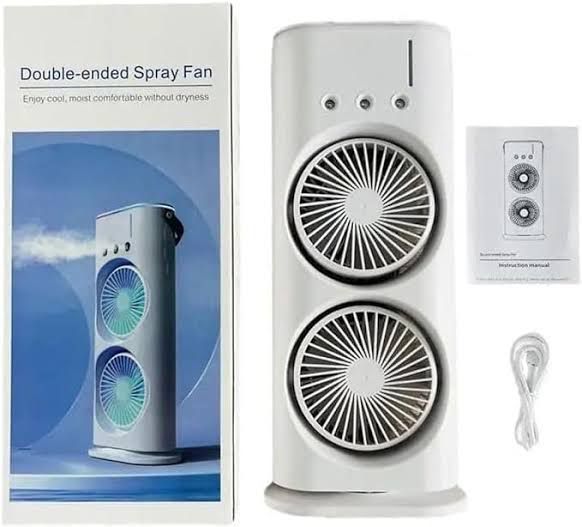 Double-Ended Spray Water Mist Fan