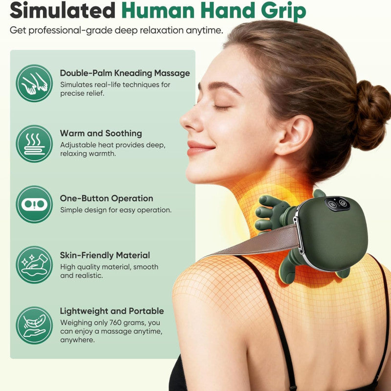 Neck and Back Massager with Heat