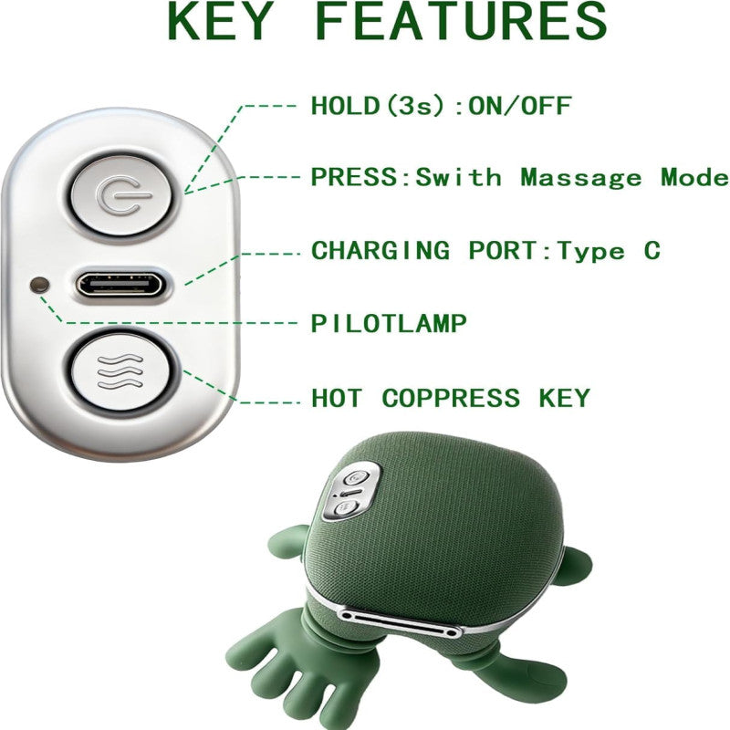 Neck and Back Massager with Heat