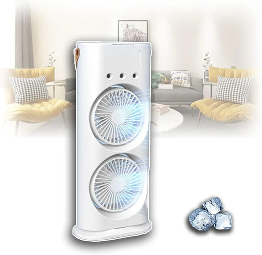 Double-Ended Spray Water Mist Fan