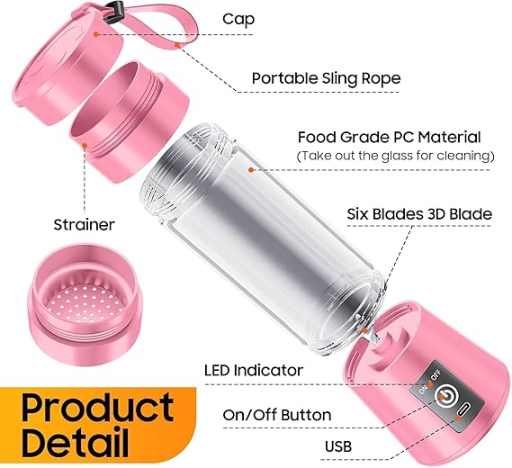 Mini Portable Juicer Blender