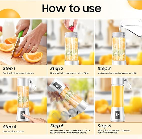 Mini Portable Juicer Blender