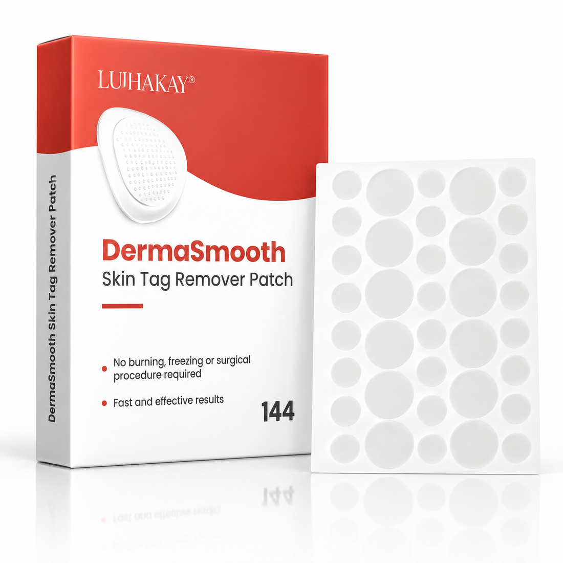 DermaSmooth Skin Tag Remover Patch – 144 Patches